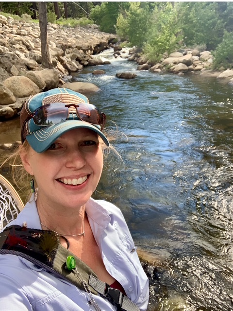 Chief Lester on the river.
